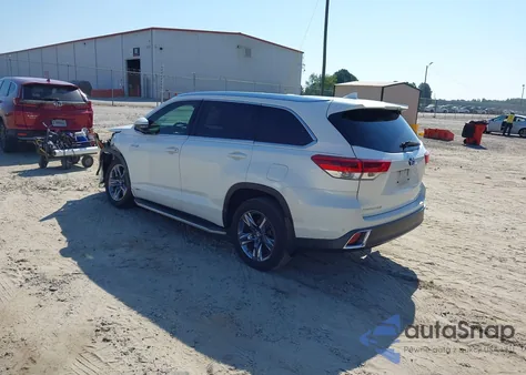 2018 Toyota Highlander Hybrid Limited Platinum из США, поврежденный, VIN 5TDDGRFH2JS041789
